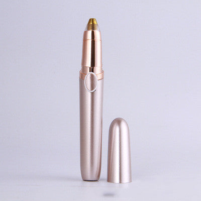 Gold mini eyebrow trimmer pen for women