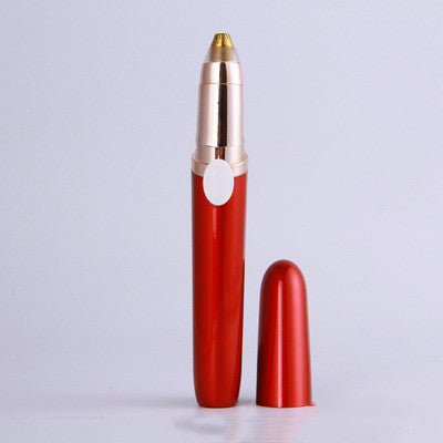 Red mini eyebrow trimmer pen for women