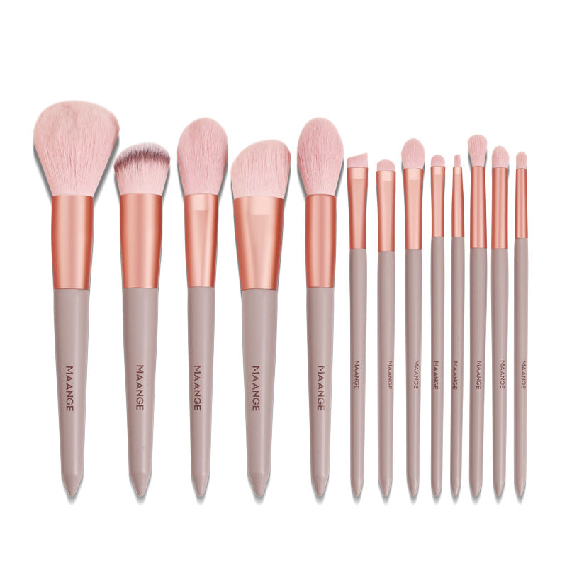 13-Piece Makeup Brush Set – Matcha & Milk Tea – view 7