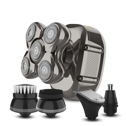 5-in-1 Rechargeable Head & Face Shaver