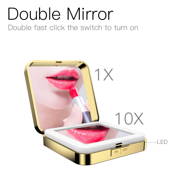LED Makeup Mirror with 4x Magnifying Mirror – view 5