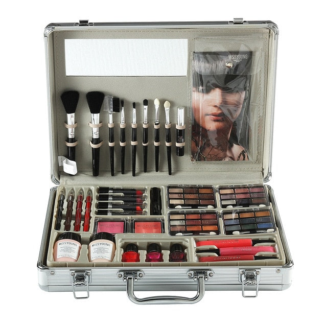 Professional Makeup Artist Kit in Silver Case