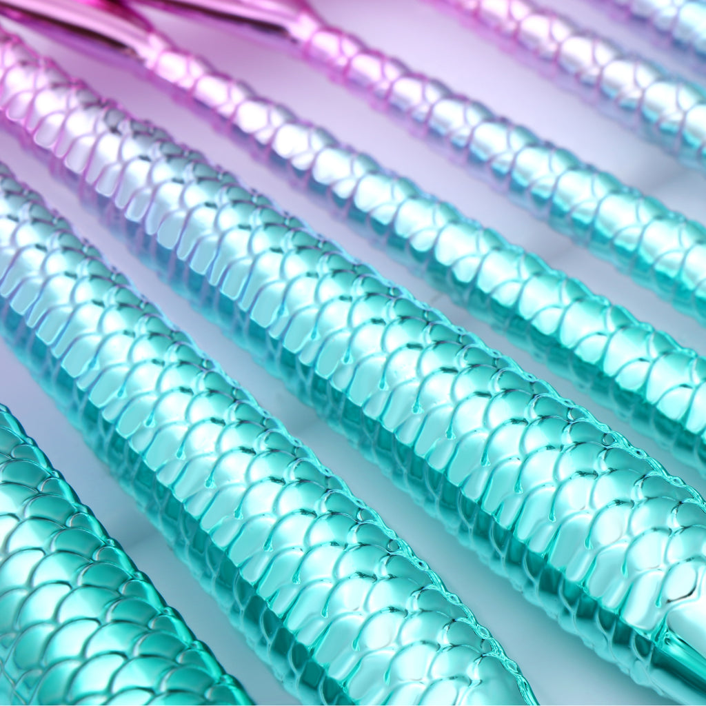 11-Piece Mermaid Makeup Brush Set – view 7