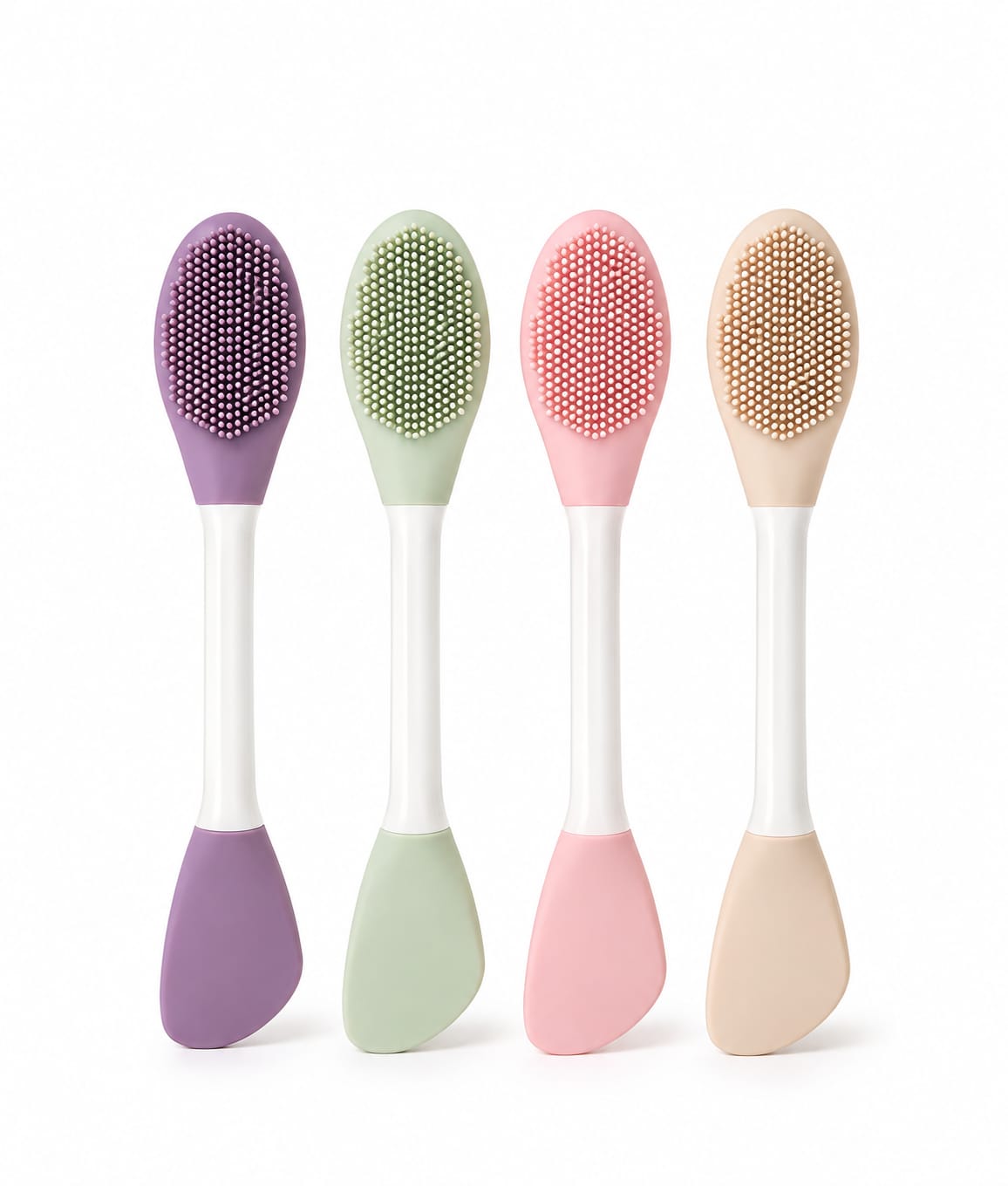 Double-Ended Silicone Face Mask Brush