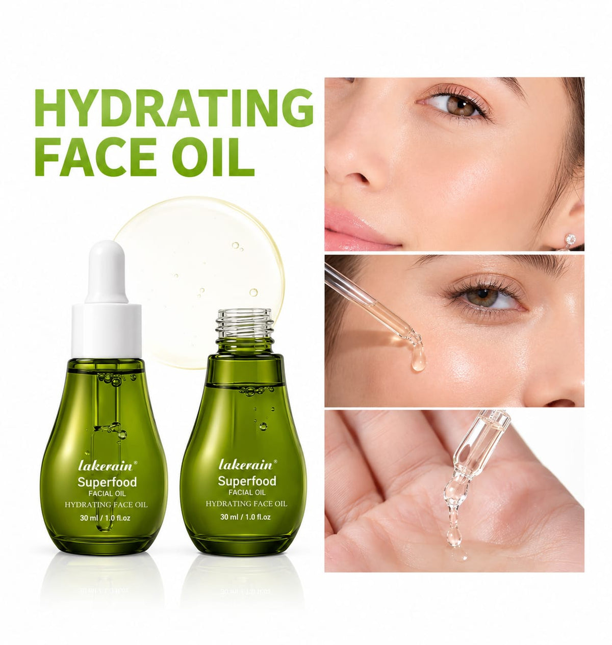 Moisturizing Facial Oil 30 ml – product view 4