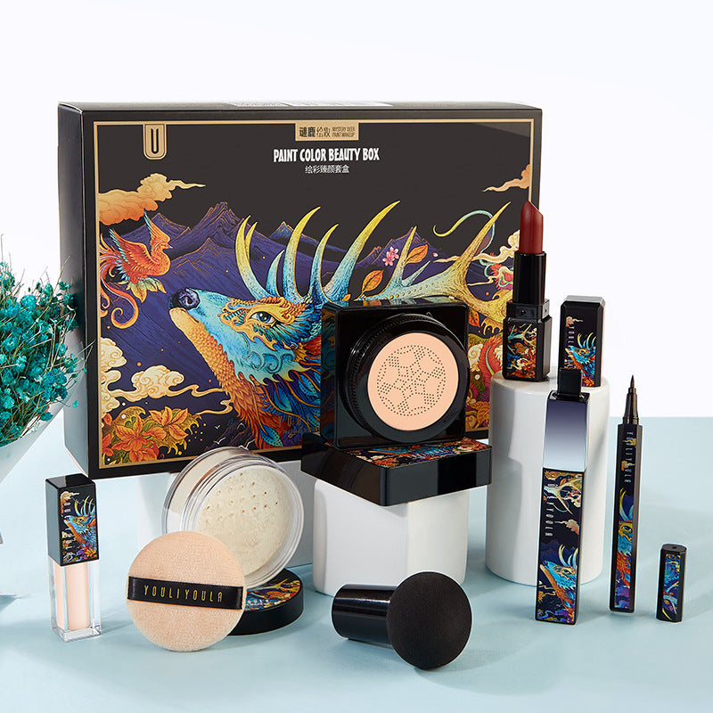 Makeup Gift Set with Cushion BB Cream & Lipstick – 7 or 9 Pieces – view 4