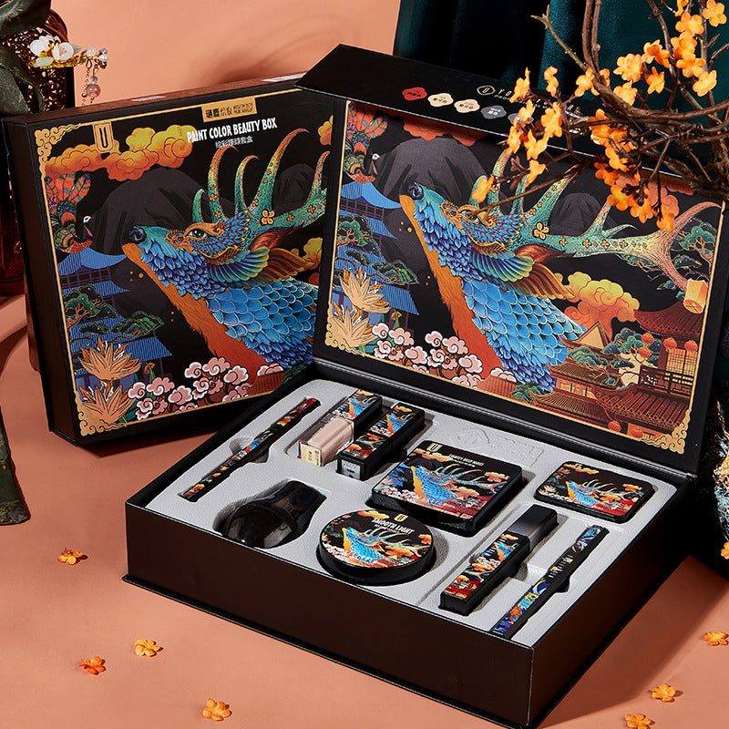Makeup Gift Set with Cushion BB Cream & Lipstick – 7 or 9 Pieces