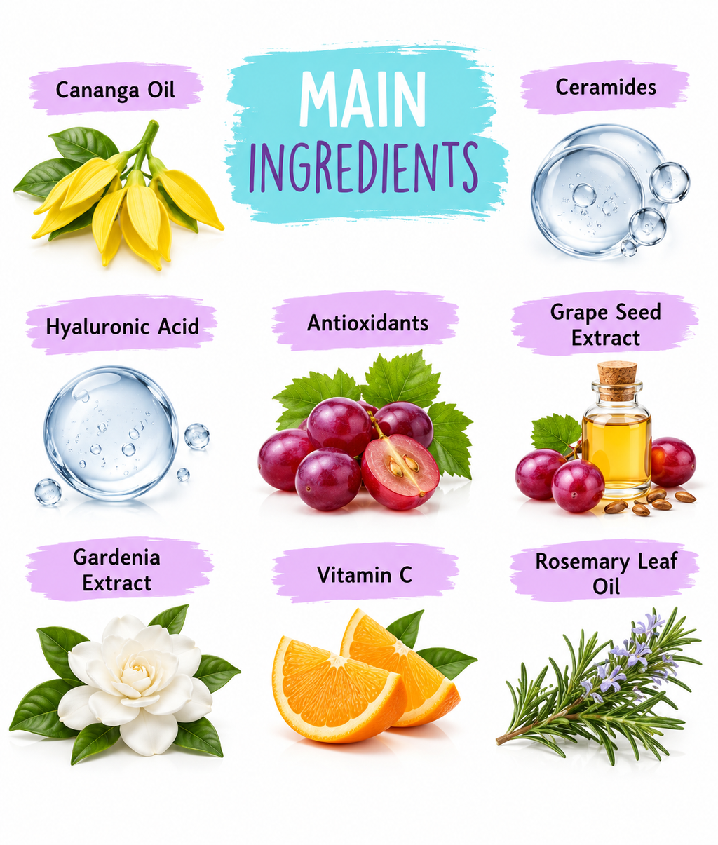 Grape Hyaluronic Acid Serum with Vitamin C