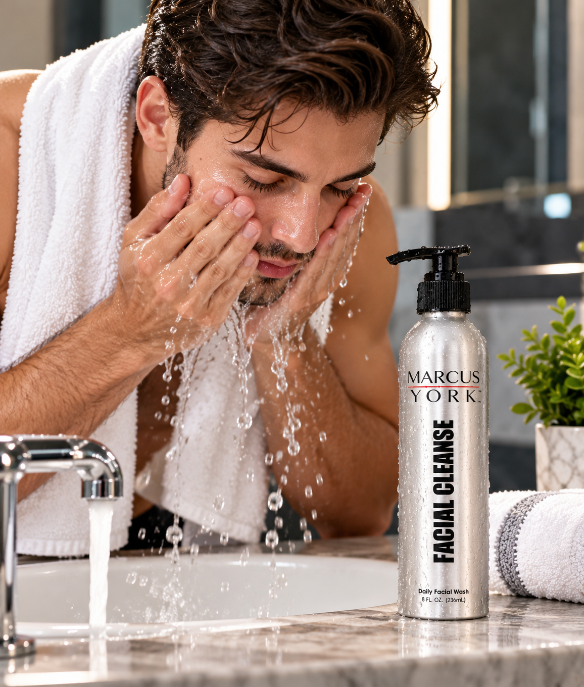 Men's Daily Facial Wash – 8 oz