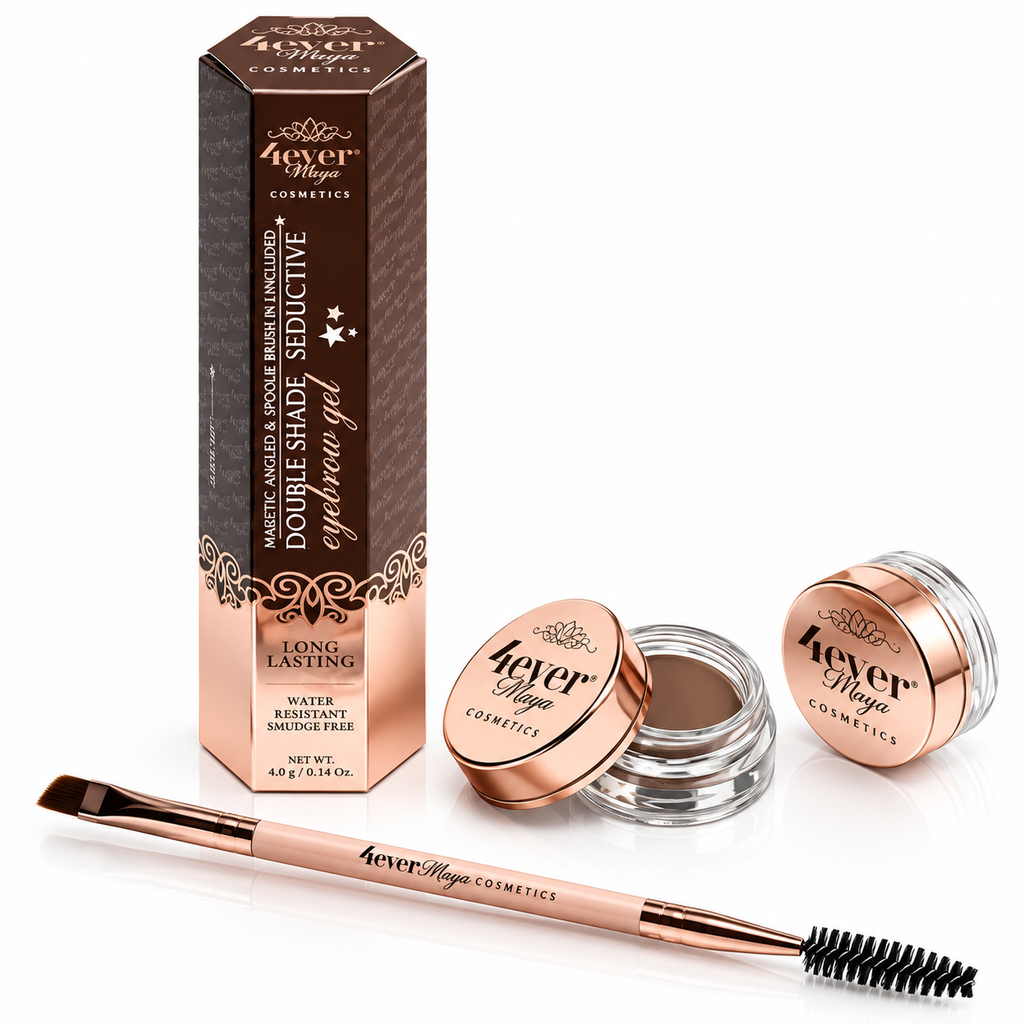 Double Shade Eyebrow Gel and Brush