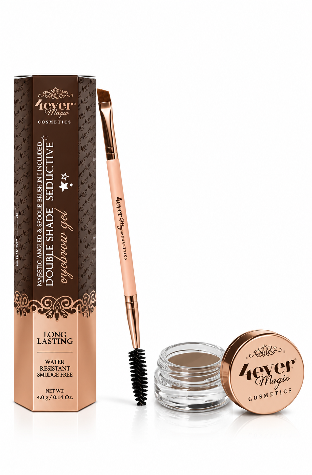Double Shade Eyebrow Gel and Brush