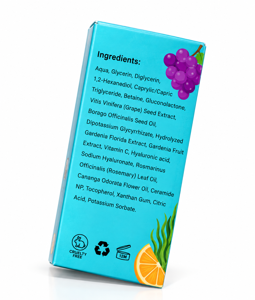 Grape Hyaluronic Acid Serum with Vitamin C